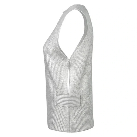 YAYA women silver top - cashmere mix fabric - xsmall - Picture 2 of 8